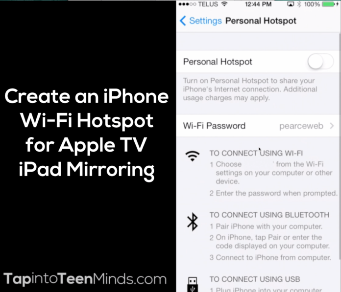 How to Connect Iphone Hotspot to Tv