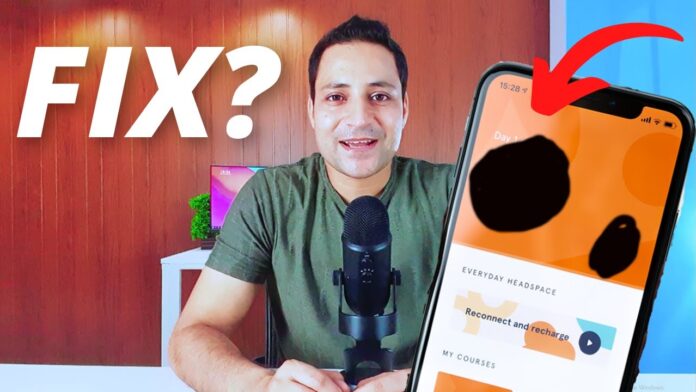 How to Fix Black Spots on Phone Screen